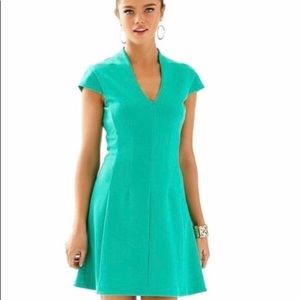 Lilly Pulitzer Bree Fit & Flare Dress Jewel Green